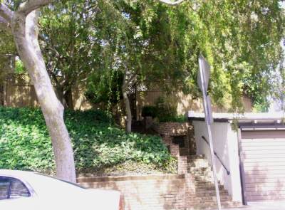 Stairway to Lex Barker's house on Fox Hills Drive