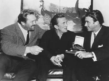 Walter Barnes, Kirk Douglas and Jerome Courtland