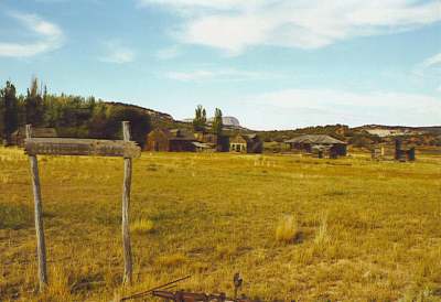 Town set in Johnson Canyon