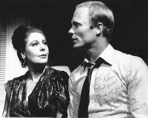 Karen with Ed Harris in 'Sweet Bird of Youth', 1980